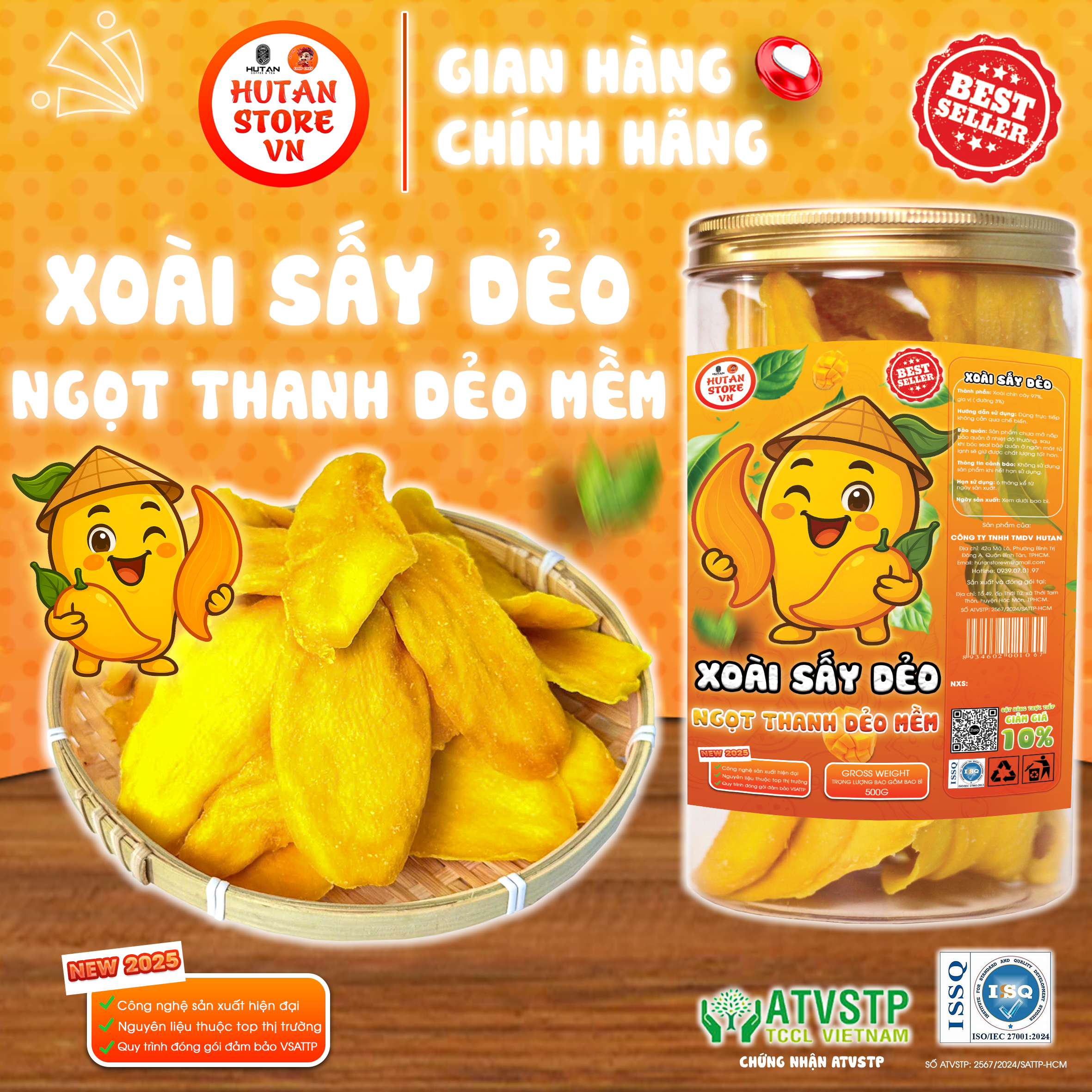 Xoài Sấy Dẻo