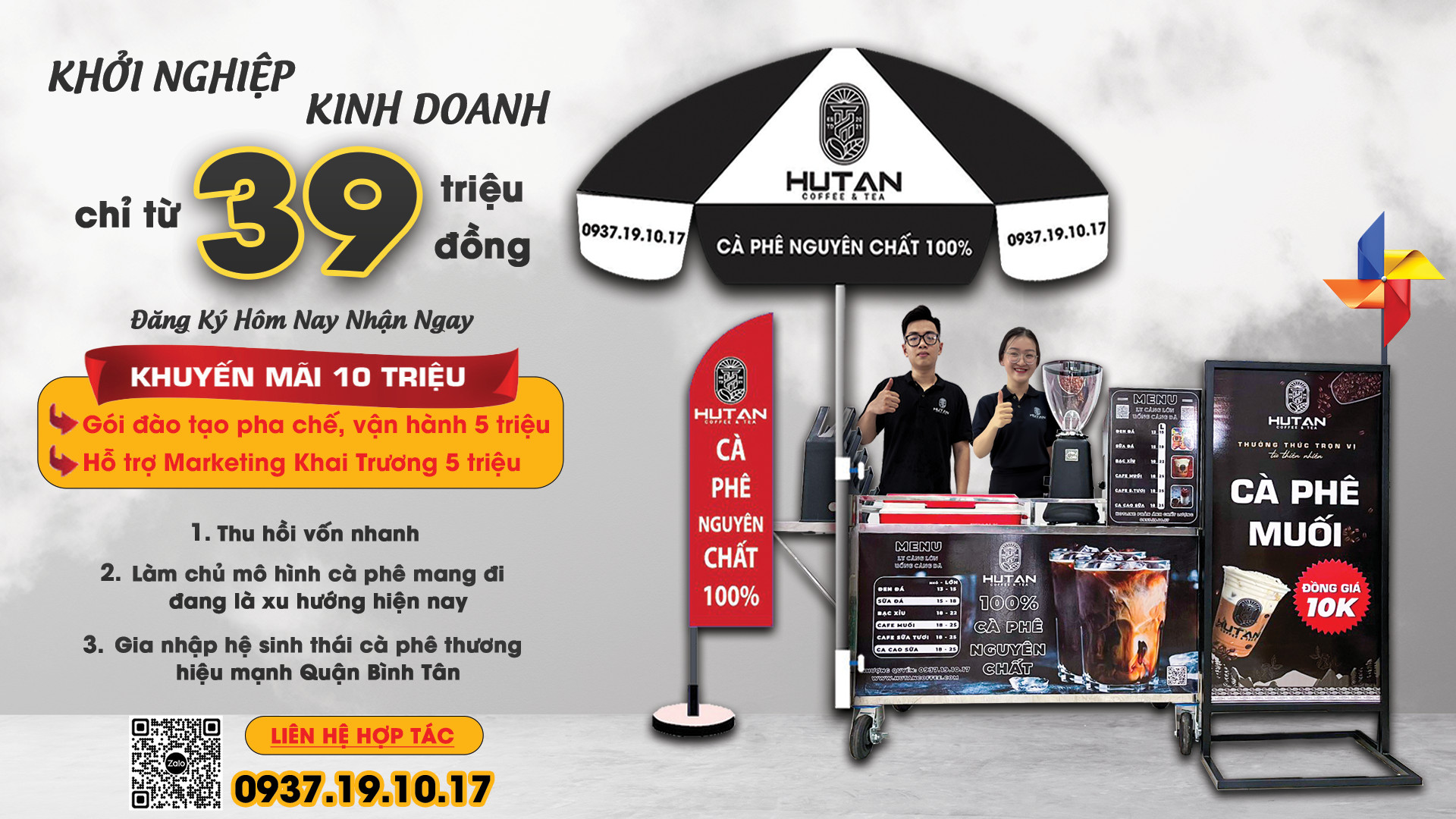 Mô Hình Xe Cafe Cao Cấp